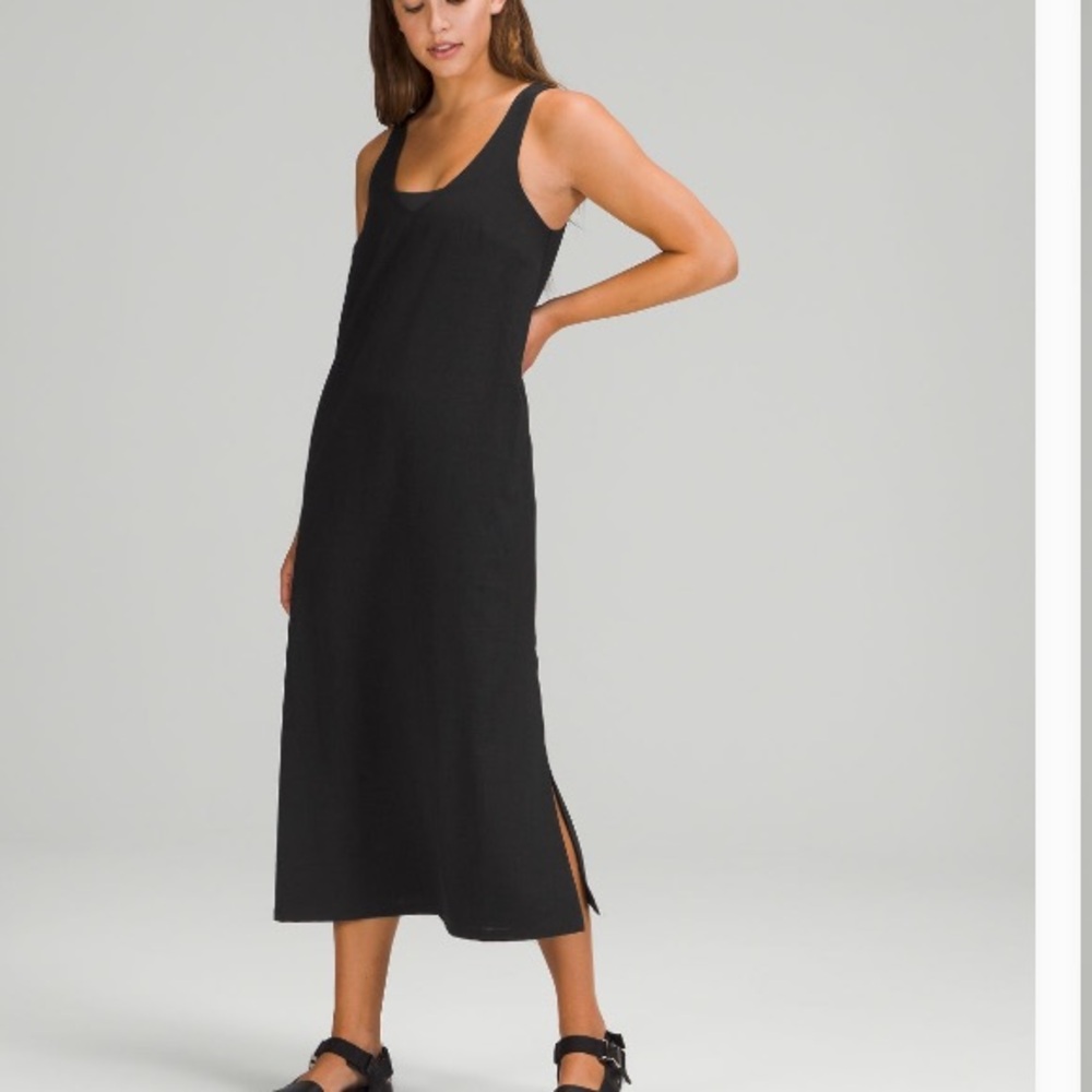 Lululemon Athletica Black Midi Dress